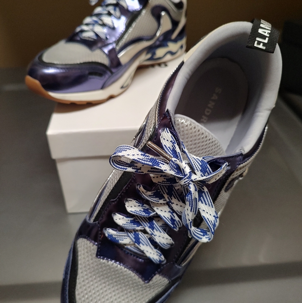 Sandro Flame Sneakers size 10.5 - Picture 2 of 13